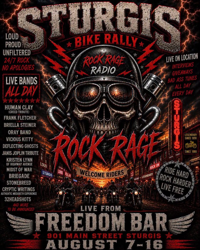 ROCK RAGE RADIO AT FREEDOM BAR